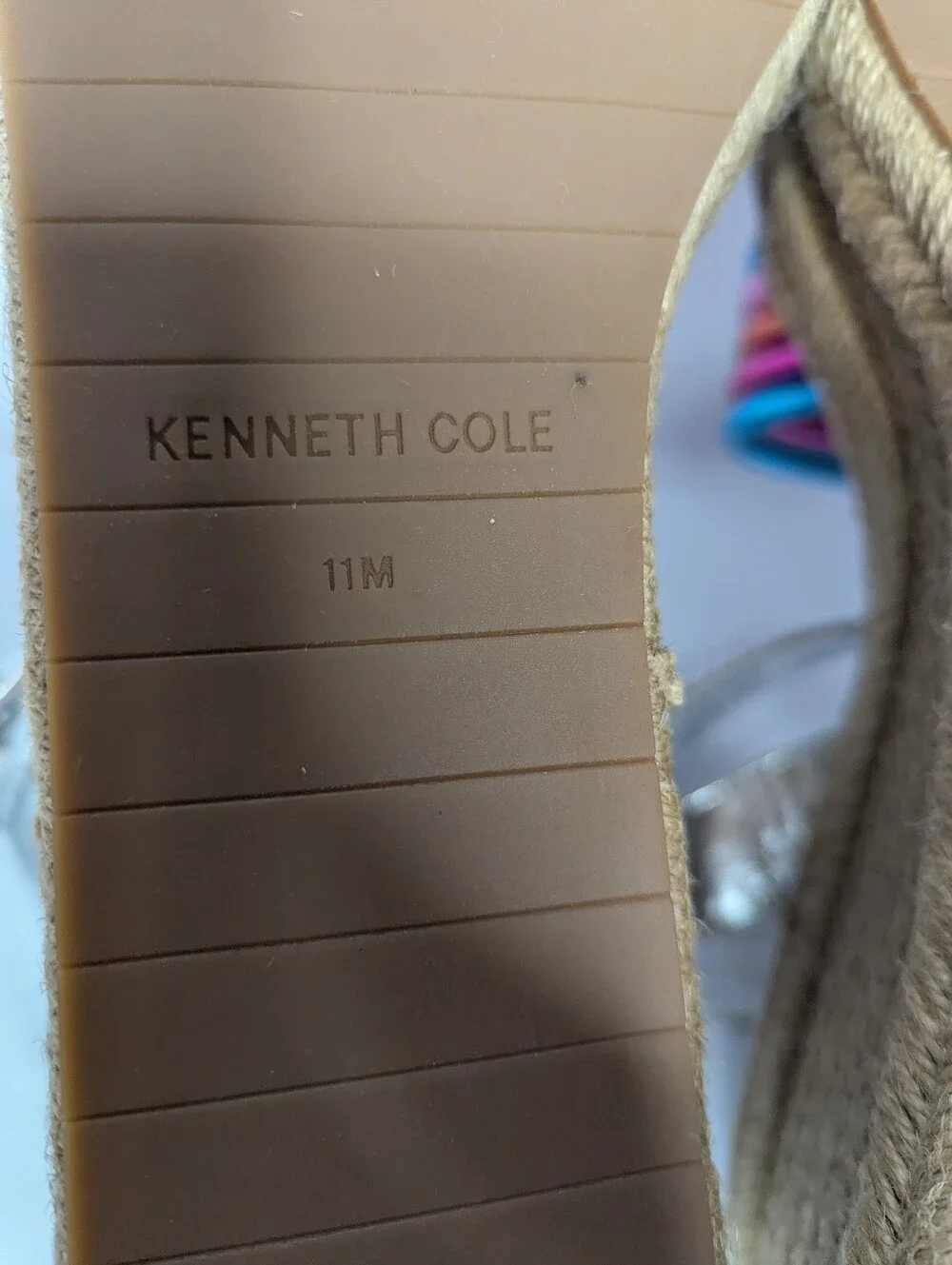 NWOB Kenneth Cole New York Shelby Espadrille Platform Sandals Women's Size 11